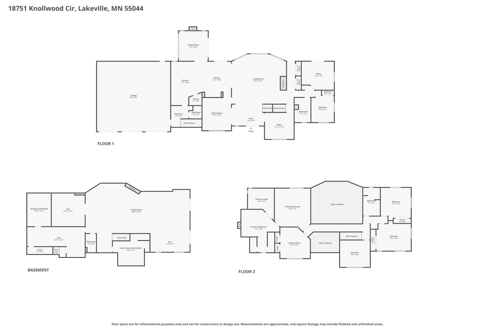 Property Photo: 18751 Knollwood Circle MN 55044