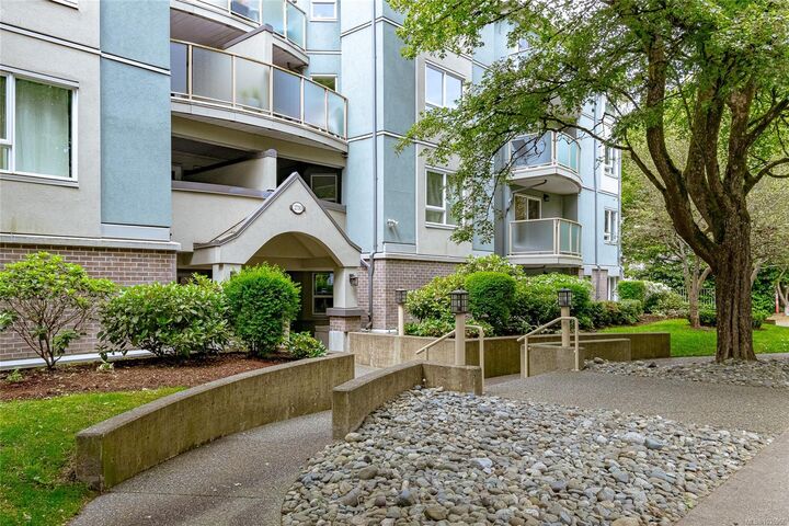 Property Photo: 2710 Grosvenor Rd 105 BC V8T 3M9