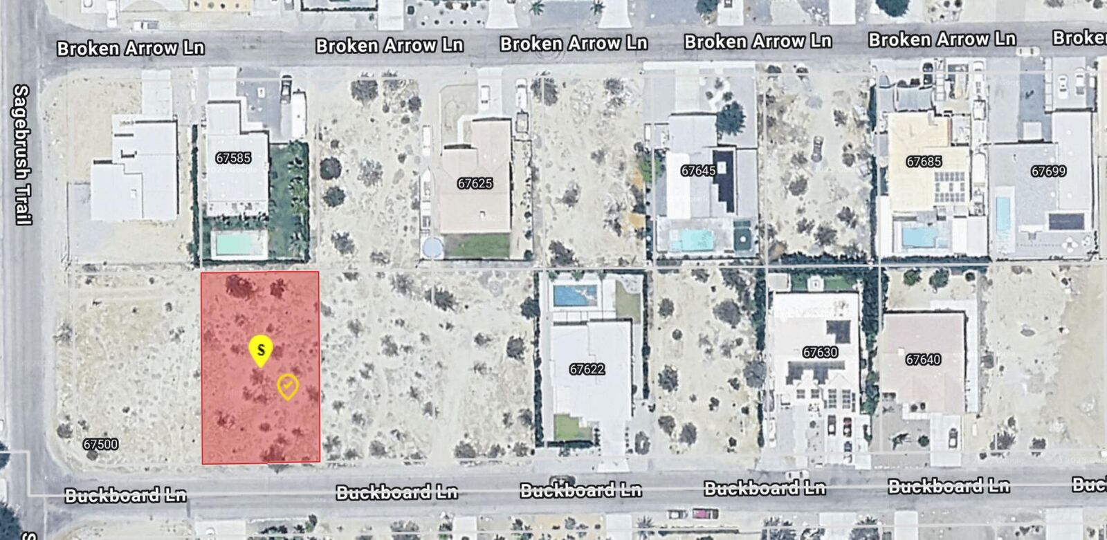 Property Photo:  0 Buckboard Lane  CA 92241 