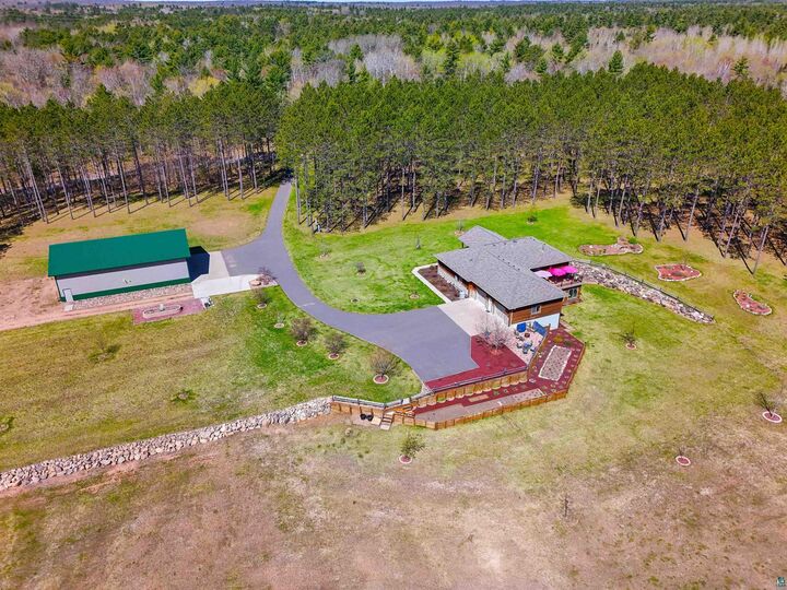 Property Photo:  48380 N Pine Rock Rd  WI 54832 
