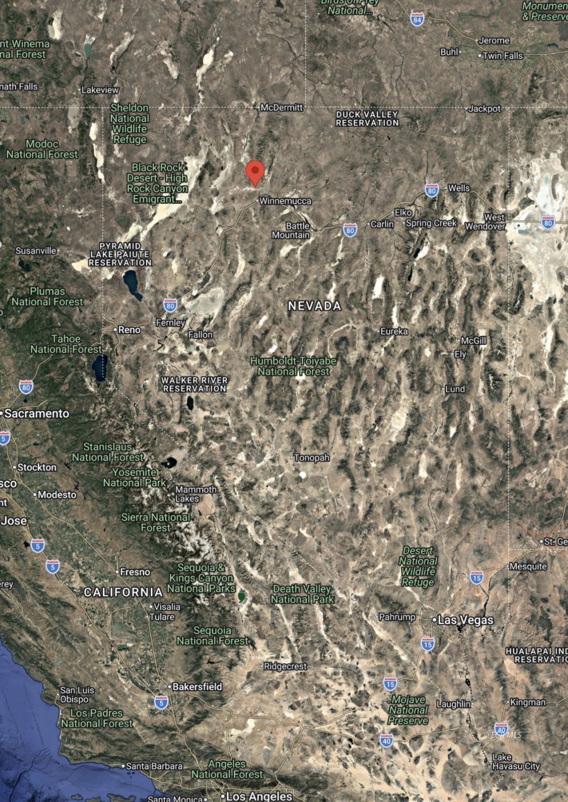 Property Photo:  Sec 5 Twn 37 Rng 38 - Acres 664.83  NV 89445 