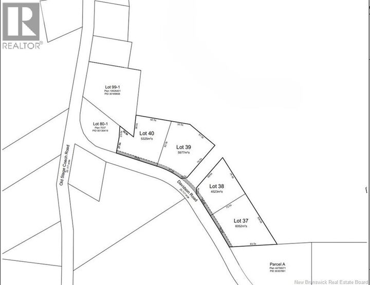 Property Photo:  Lot 38 Davidson Road  NB E4Z 1E1 