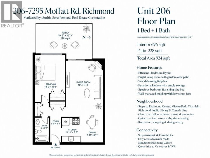 Photo de la propriété:  7295 Moffatt Road 206  BC V6Y 3E5 