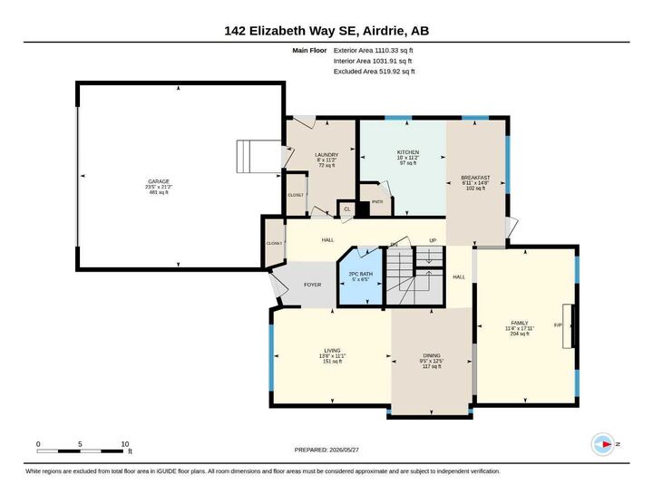 Property Photo: 142 Elizabeth Way SE AB T4B 2H5