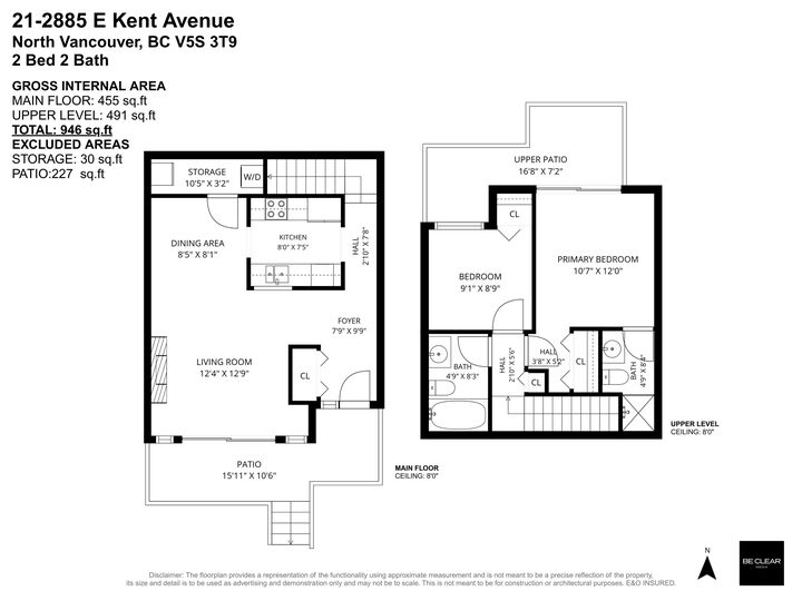 Property Photo:  2885 E Kent Avenue North Avenue 21  BC V5S 3T9 