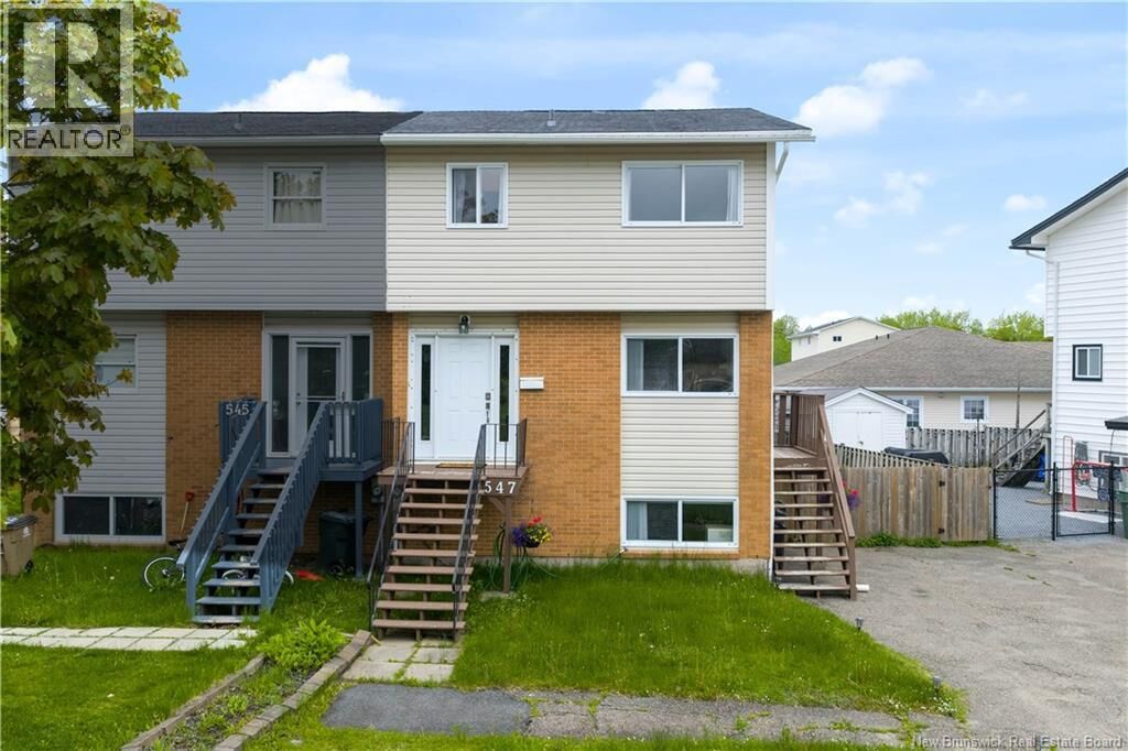 Property Photo: 547 Bonita Avenue NB E2J 3X5
