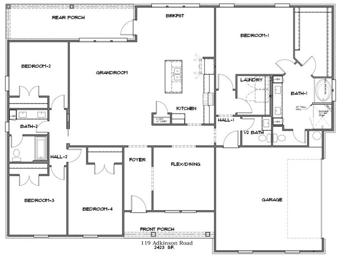 Property Photo:  119 Adkinson Road  AL 36352 