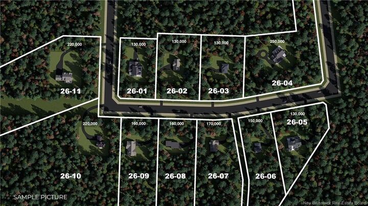 Property Photo: Lot 26-08 Rue Du Sentier Street NB E4K 3Y5
