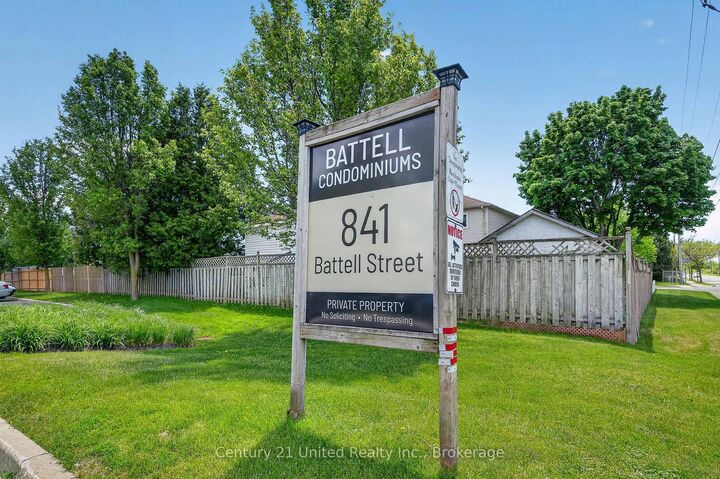 Property Photo: 841 Battell Street 307 ON K9A 0B9