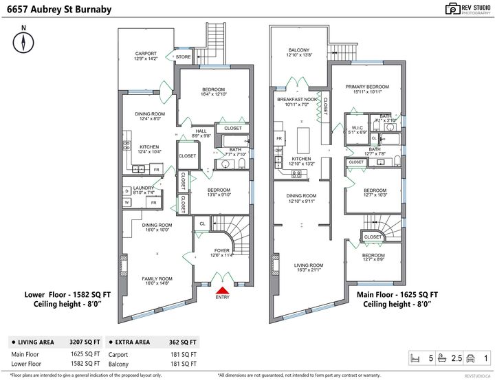 Property Photo: 6657 Aubrey Street 6655 - BC V5B 2E3