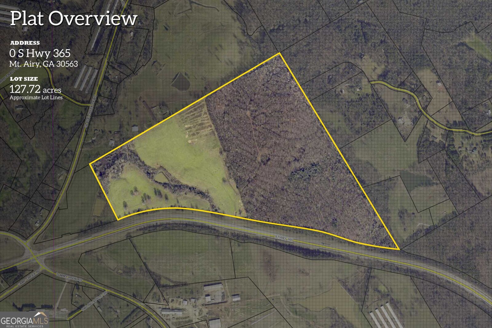 Property Photo: 127 Acres Hwy 3 Sthighway 365 GA 30563