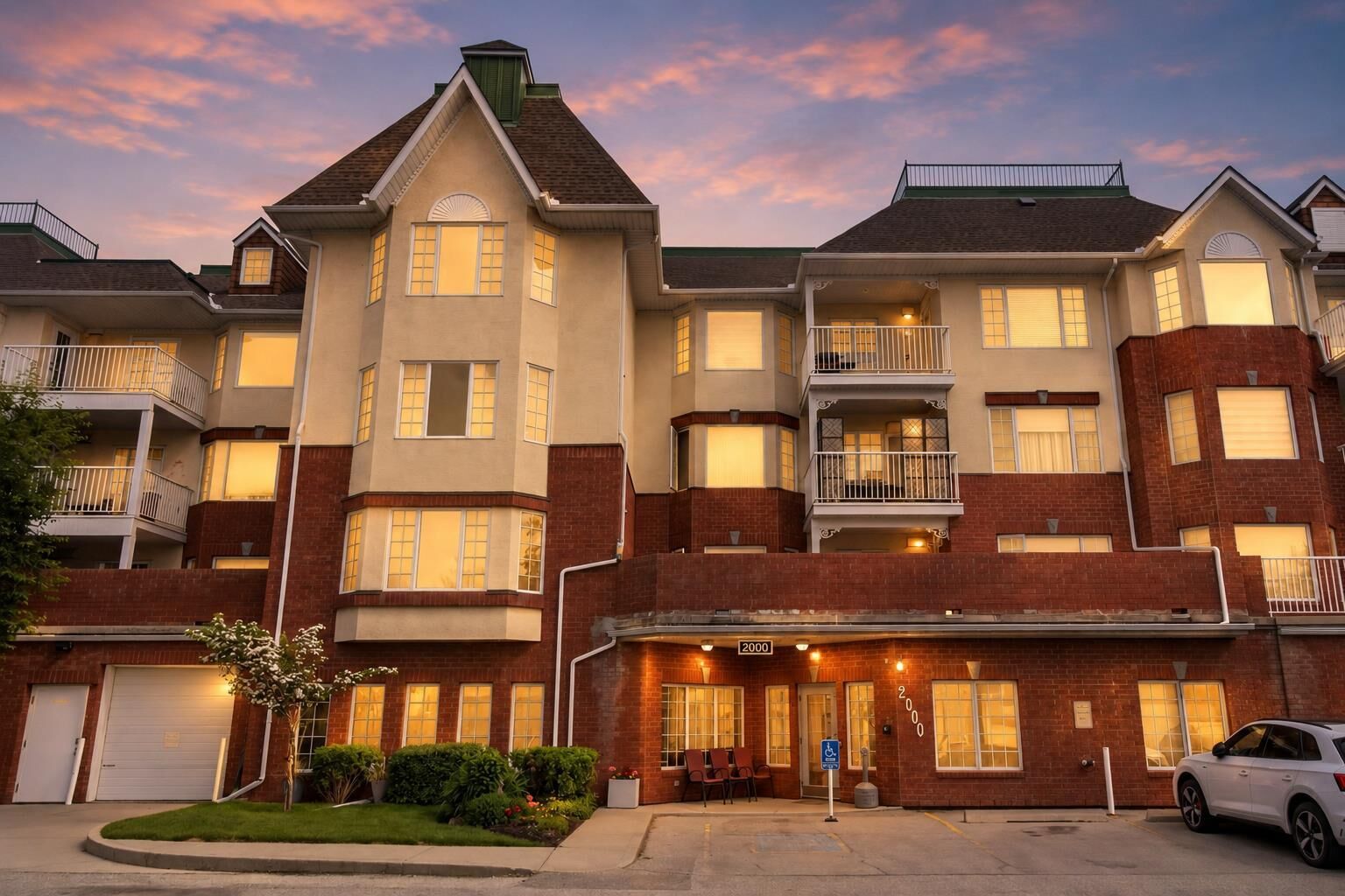 Property Photo: 2314 Sienna Park Green SW 314 AB T3H 3N7
