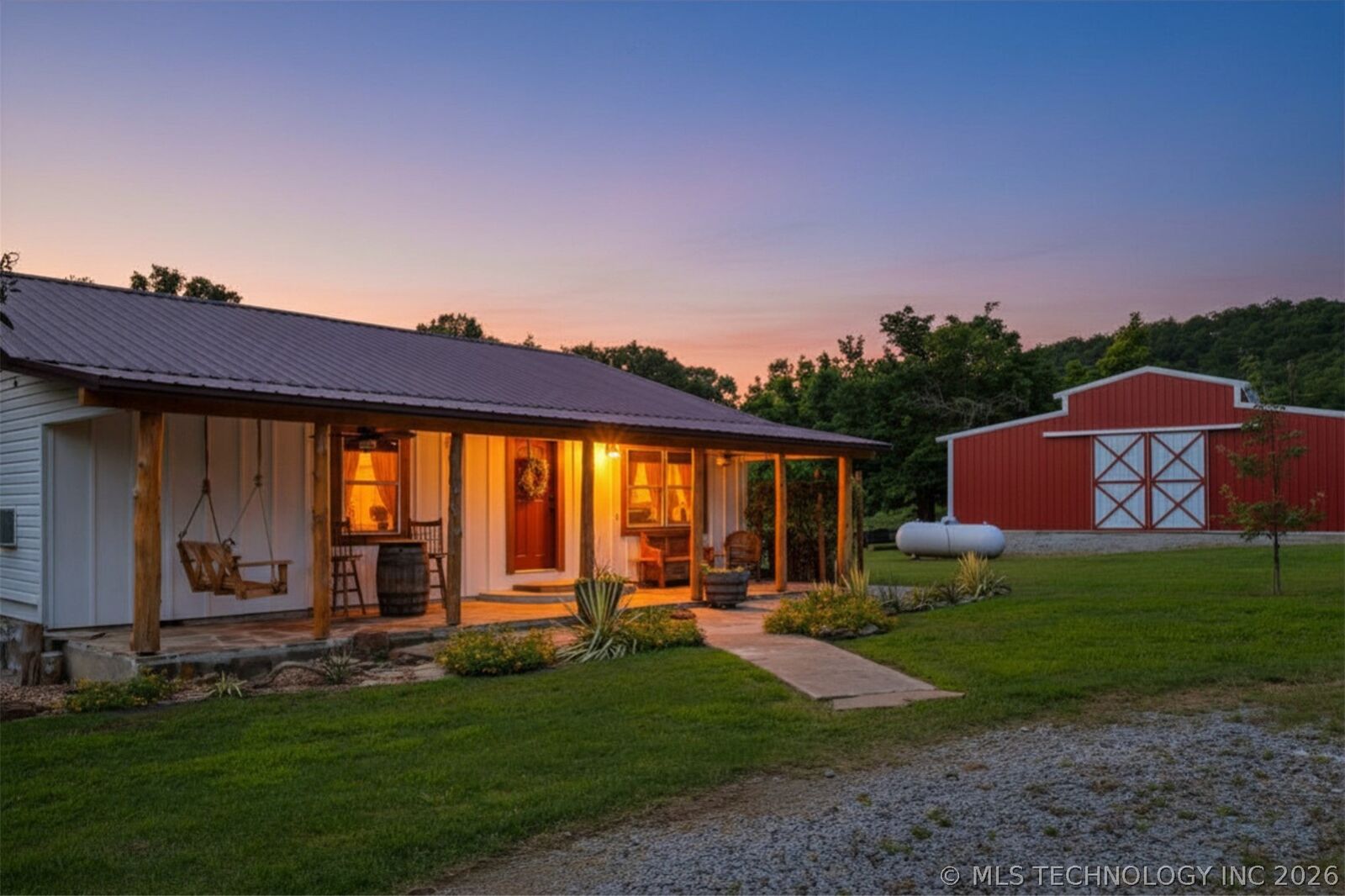 Property Photo:  29689 S 55th E  OK 74455 