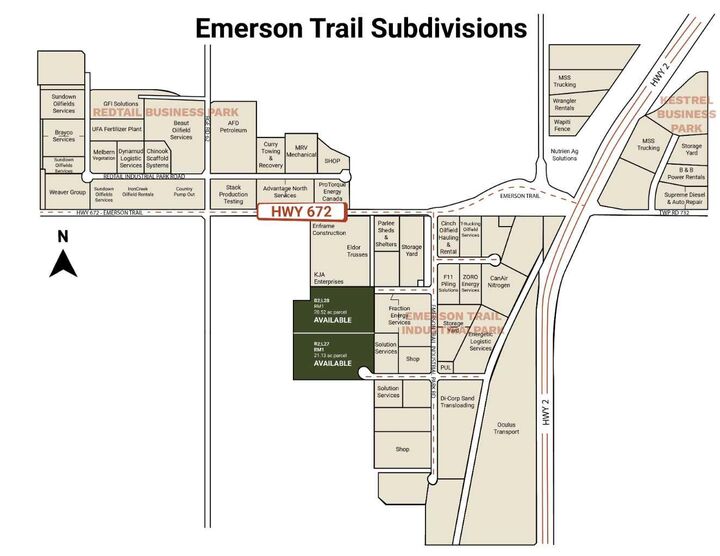 Pt NW-11-73-6-W6 Emerson Trail Industrial Pk Rd B2. Lot 27 A — photo 1