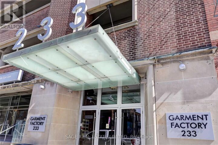 Property Photo:  233 Carlaw Avenue 509  ON M4M 3N6 