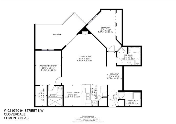 Property Photo:  9750 94 Street NW 402  AB T6C 2E3 