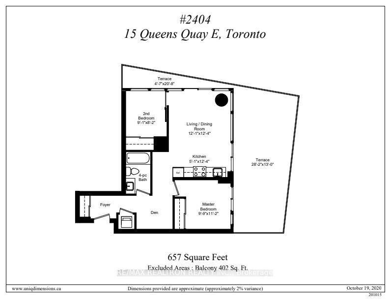 Property Photo: 15 Queens Quay E 2404 ON M5E 0C5