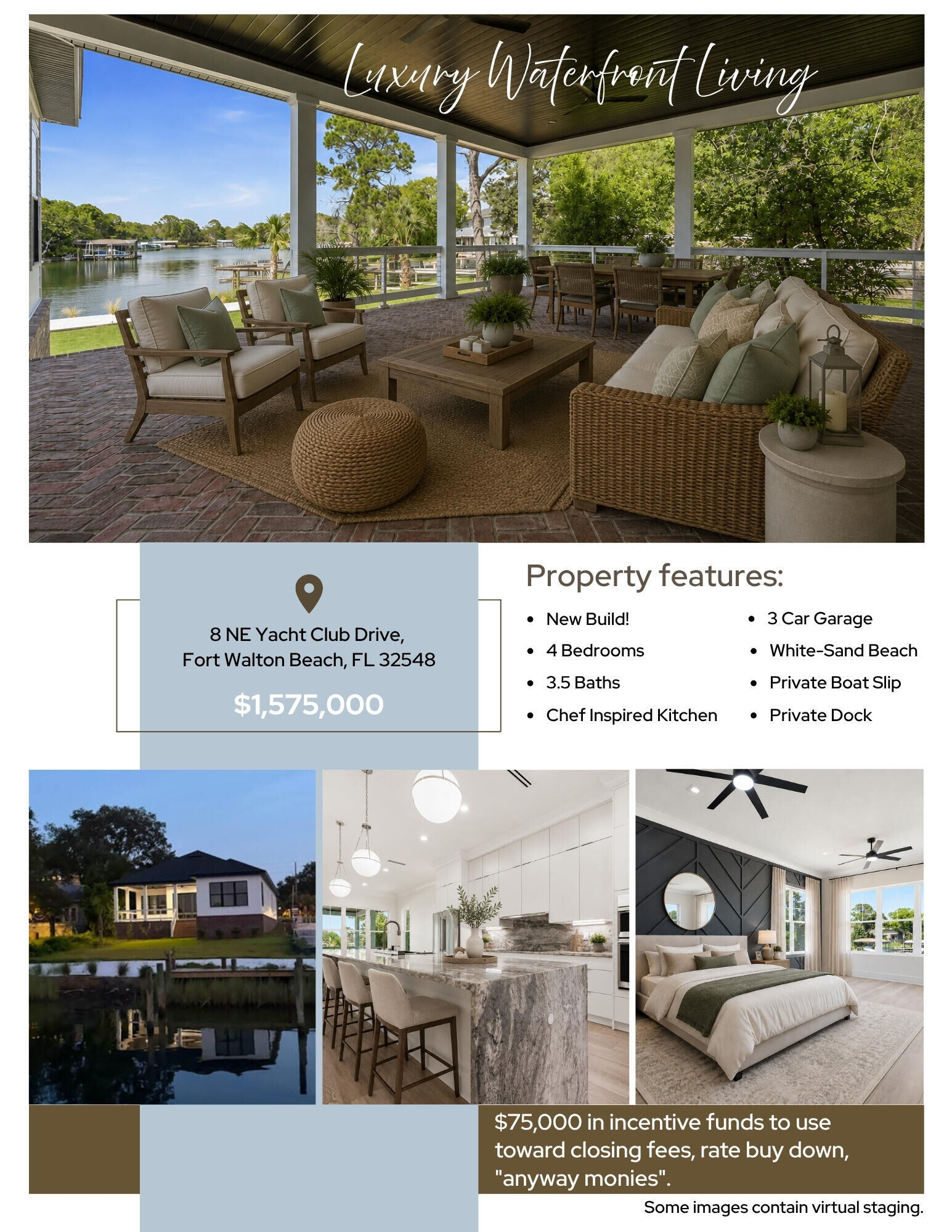 Property Photo: 8 NE Yacht Club Drive FL 32548