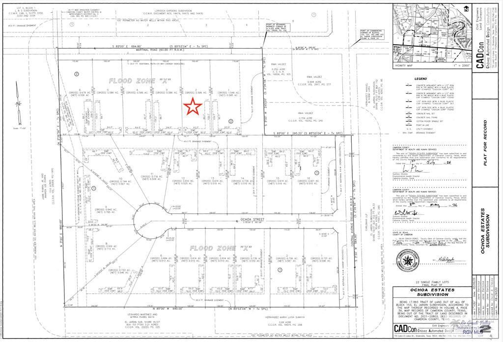 Property Photo: 000 Martinal Rd. Lot #2 Block 2 TX 78521