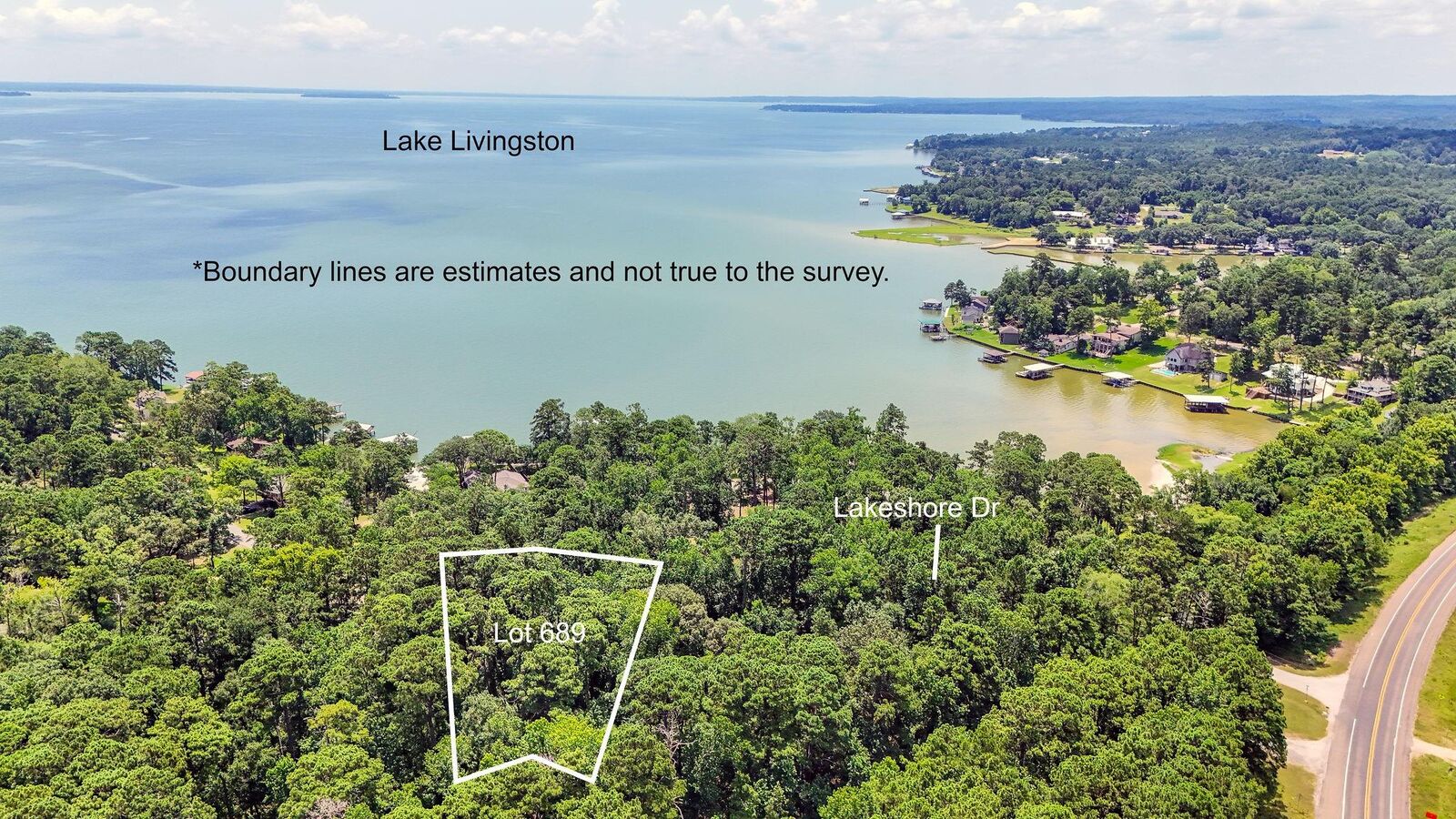 Property Photo:  Tbd Lakeshore/Black Walniut Drive  TX 77331 