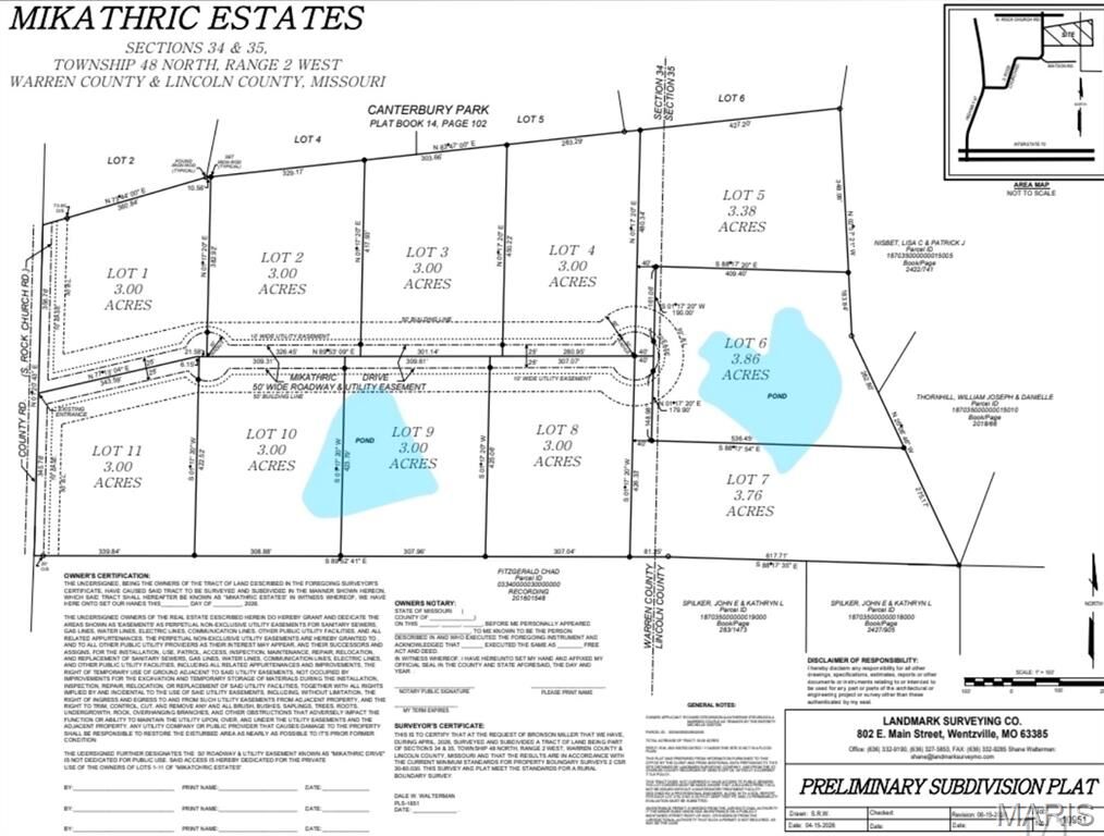 Property Photo:  0 Lot 4  Mikathric Estates  MO 63383 