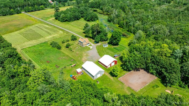 Property Photo:  24551 Upper Point Mills Road  MI 49930 