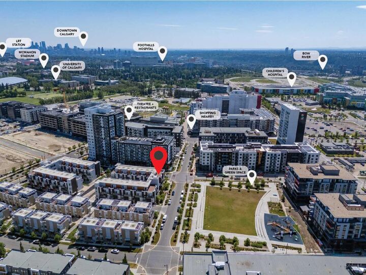 Property Photo: 3130 Thirsk Street NW 408 AB T3B 6H4