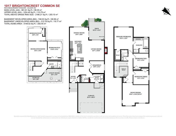 Property Photo: 1017 Brightoncrest Common SE AB T2Z 1A5