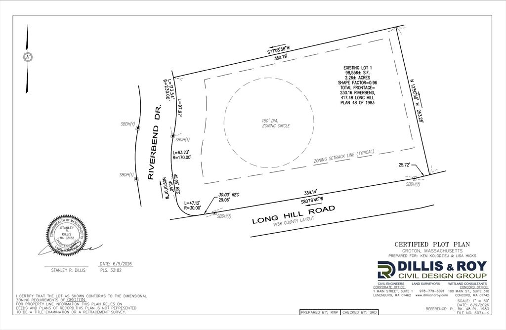 Property Photo: Lot 1 Long Hill Road MA 01450