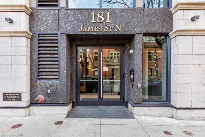 Photo de la propriété:  181 James Street N 713  ON L8R 2K9 