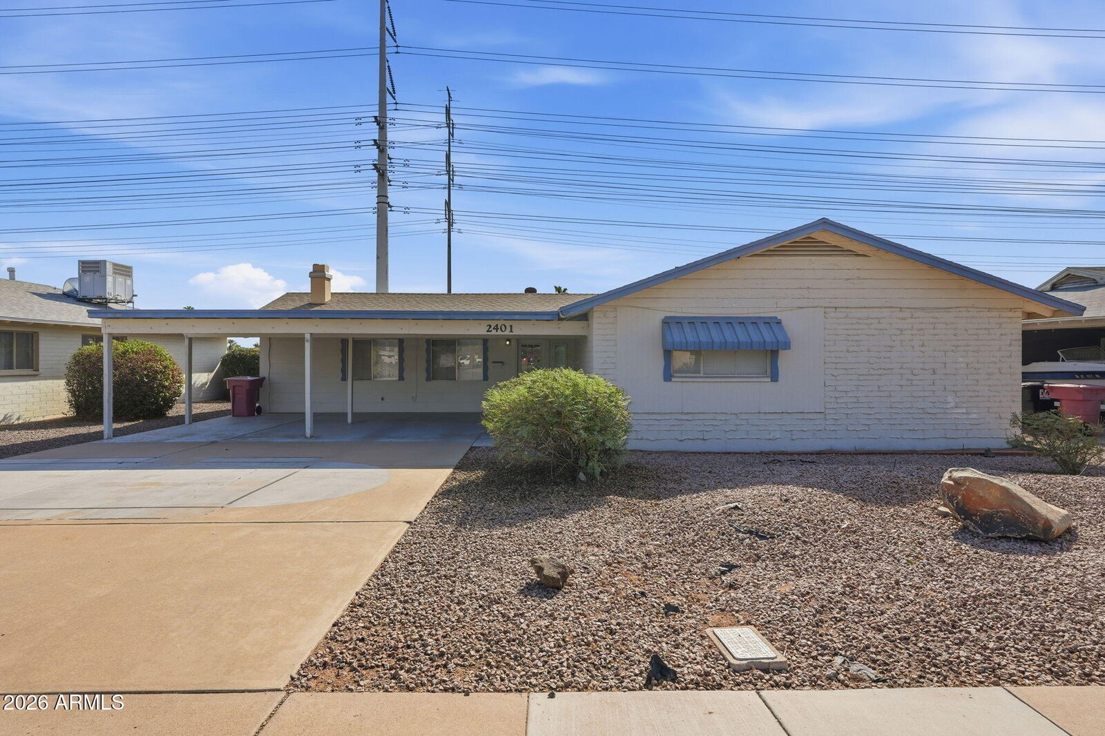 Property Photo: 2401 N 66th Street AZ 85257