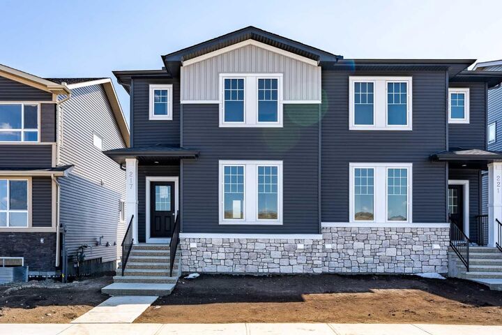 Property Photo:  217 Bridgeport Gate  AB T1X 3E2 