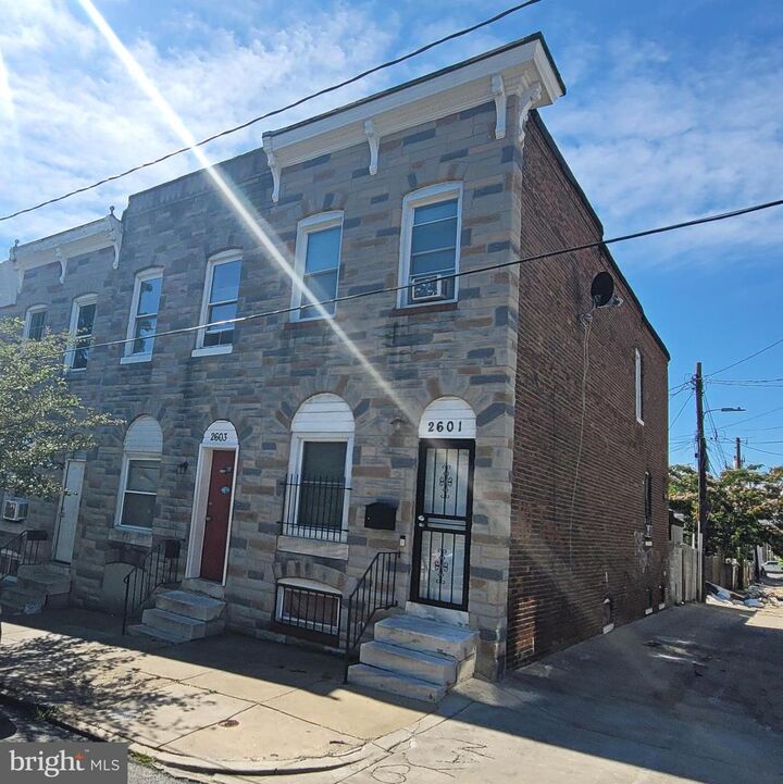 Property Photo: 2601 Jefferson Street MD 21205