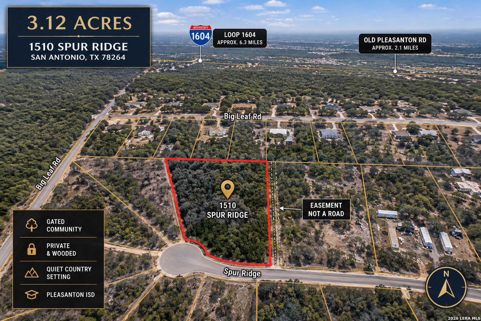Property Photo: 1510 Spur Rdg TX 78264