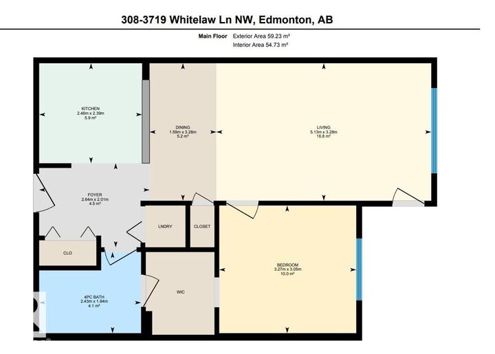Property Photo:  3719 Whitelaw Lane NW 308  AB T6W 2C3 