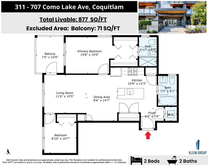 Property Photo:  707 Como Lake Avenue 311  BC V3J 0J5 