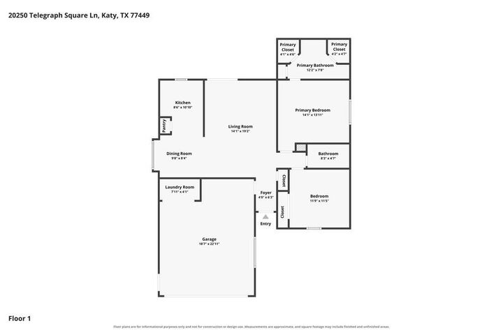 Property Photo: 20250 Telegraph Square Lane TX 77449