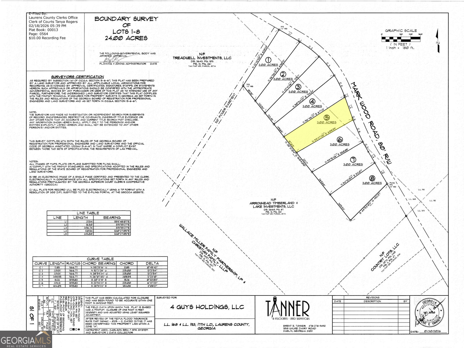 Property Photo:  0 Mark Wood Rd. Lot 5  GA 31019 
