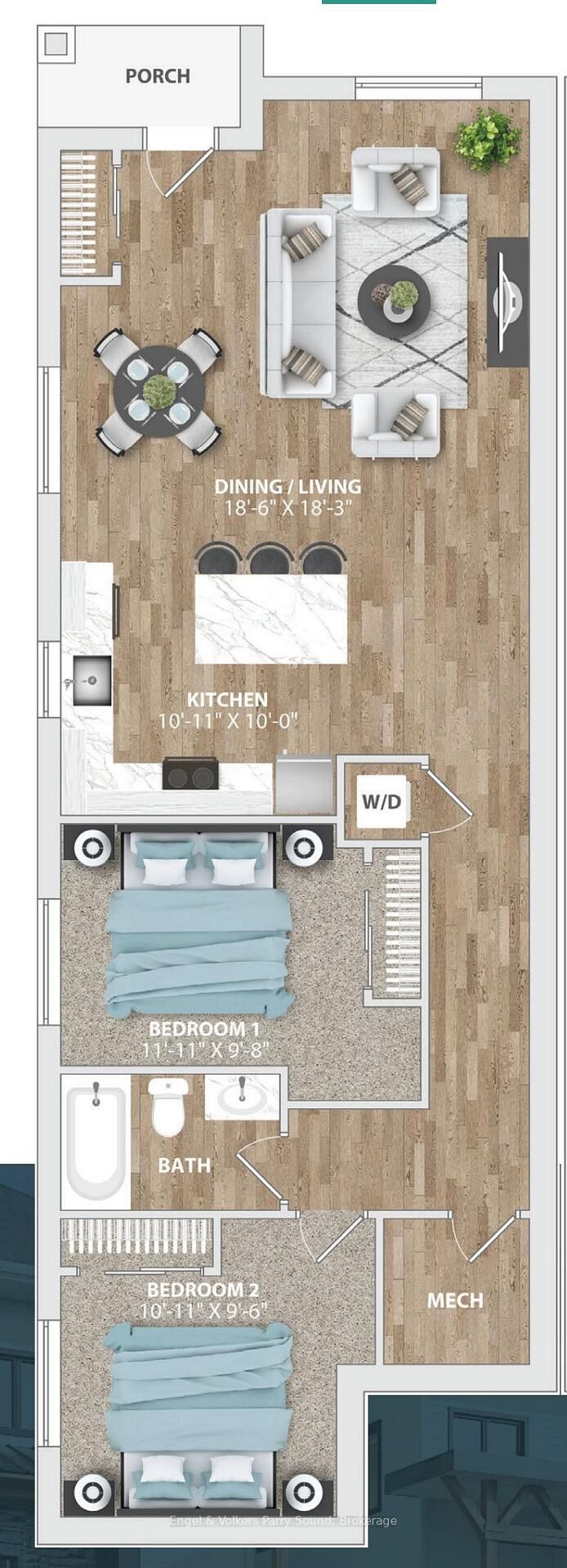 Property Photo:  370 First Street N 4  ON P1P 1H3 