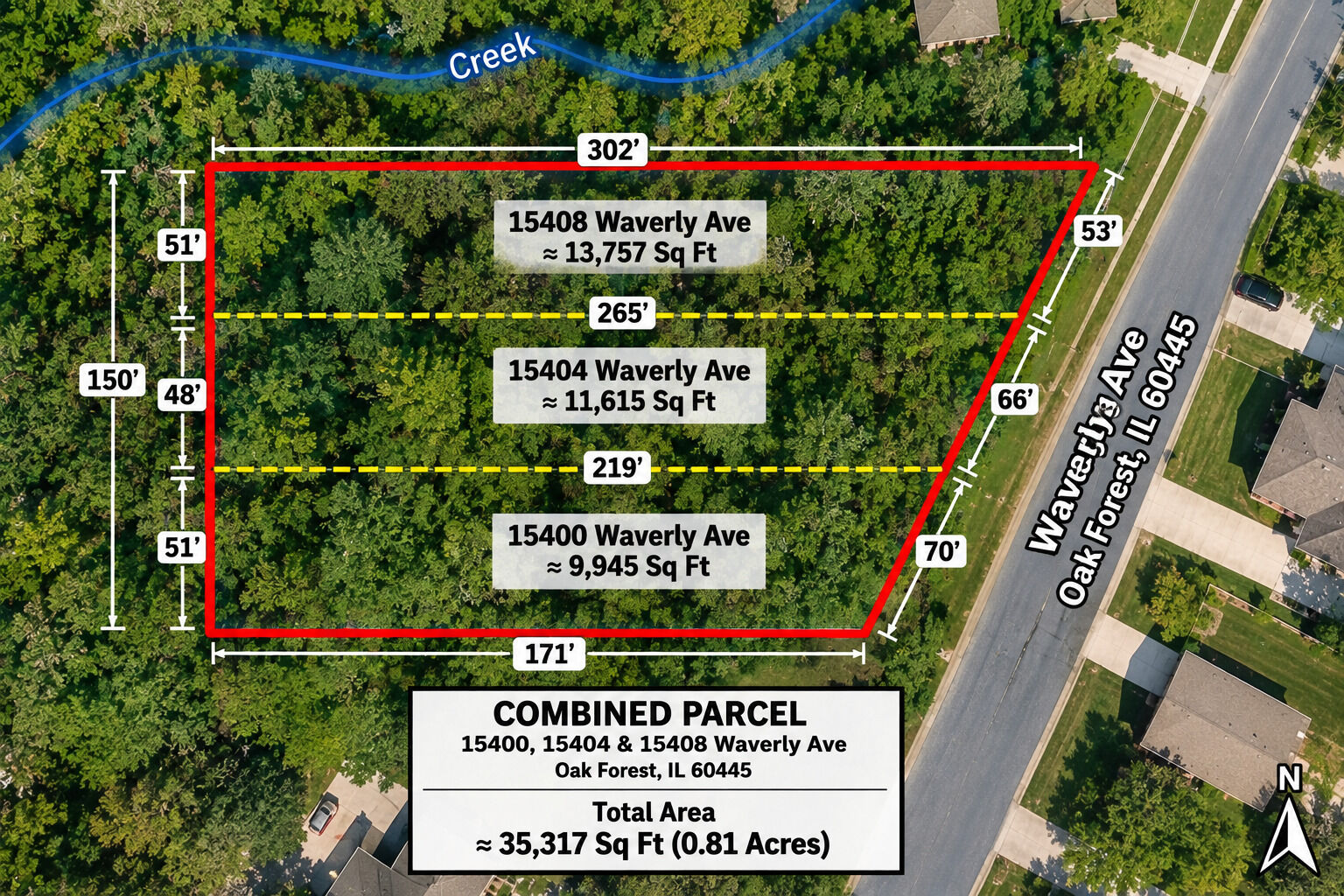 Property Photo:  15400 Waverly Avenue  IL 60452 