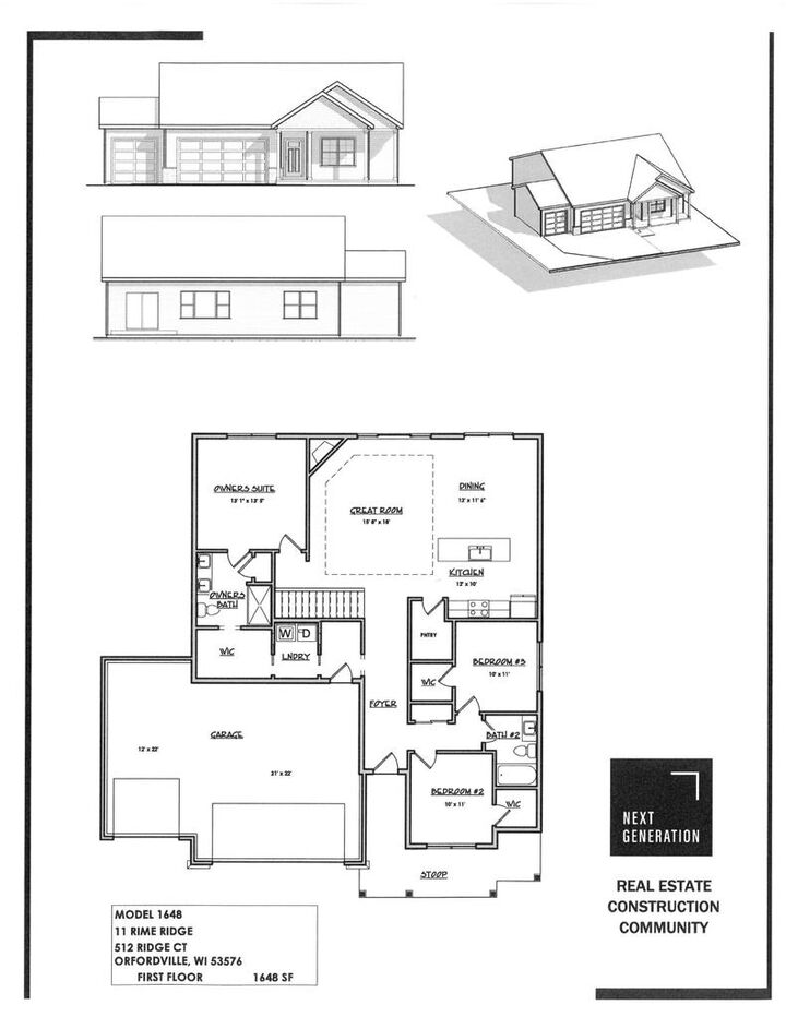 Property Photo: 512 Ridge Court WI 53576