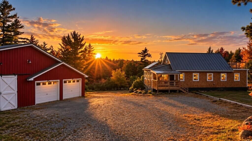 Property Photo:  241 Baker Brook Road  ME 04411 
