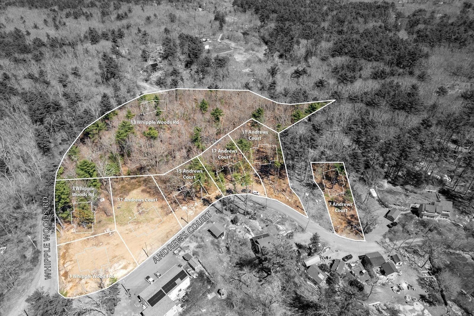 Property Photo: 5 Lots Andrews Ct + Whipple Woods Rd MA 01930