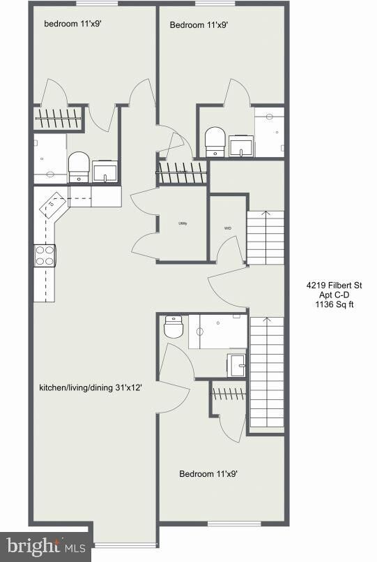 Property Photo:  4219 Filbert Street 21  PA 19104 