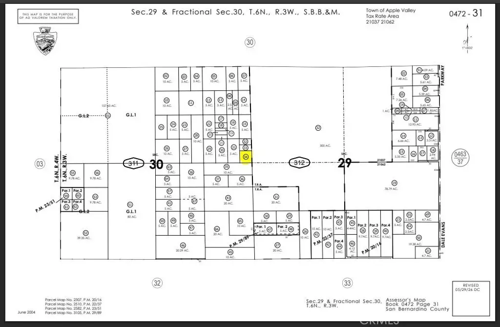 Property Photo:  0 Gustine Parcel 0472-311-34  CA 92307 