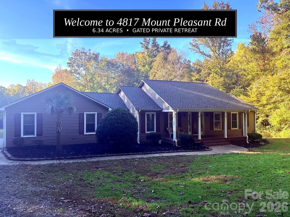 Property Photo:  4817 Mount Pleasant Road  NC 28138 