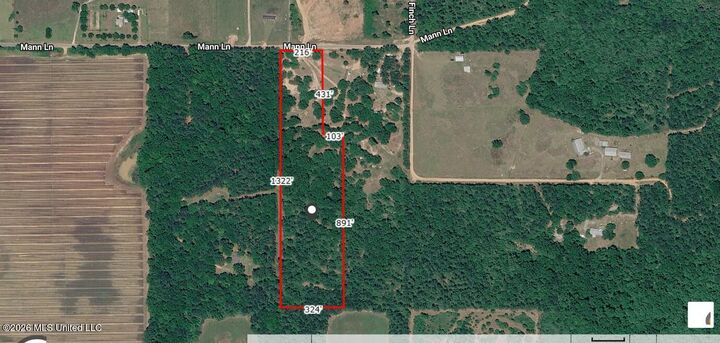 Property Photo: 8.75ac Mann Lane MS 39452
