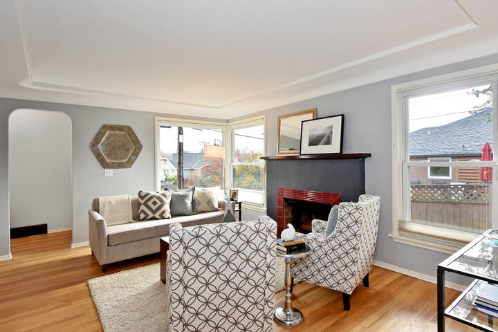 Property Photo: Living room 7309 14th Ave NW  WA 98117 