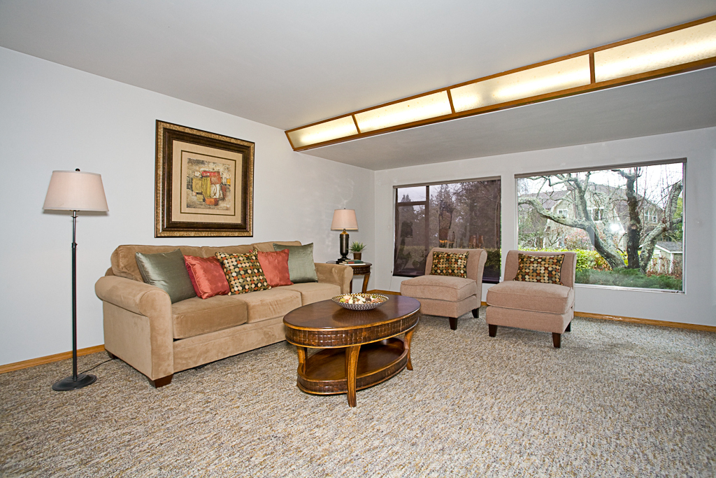 Property Photo: Living and dining rooms 9822 Cherry St  WA 98020 