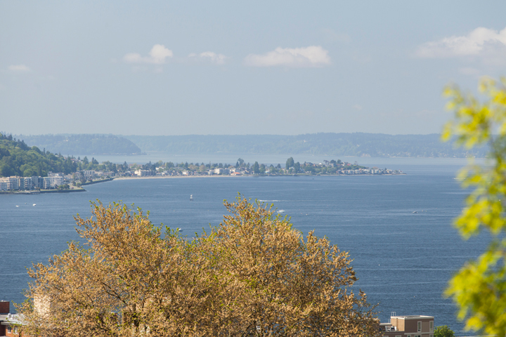 Property Photo: Balcony & views 1001 Queen Anne Ave N 305  WA 98109 